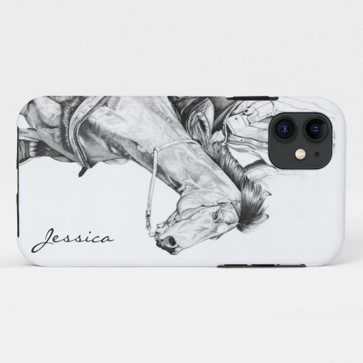 Coques Case-Mate iPhone Le Barrel Racer (Dos (Horizontal))