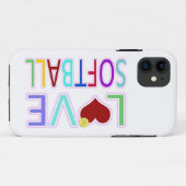 COQUES Case-Mate iPhone LE BASE-BALL D'AMOUR (Dos (Horizontal))