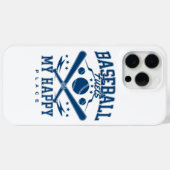 Coques Case-Mate iPhone Le baseball alimente mon havre de paix (Verso (horizontal))