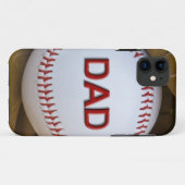 Coques Case-Mate iPhone Le baseball de papa (Dos (Horizontal))