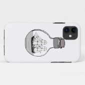 Coques Case-Mate iPhone Le bateau dans l'ampoule en verre (Dos (Horizontal))