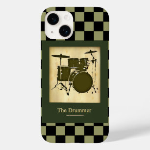 Coque Pour iPhone 14 le batteur ~ motif d'échecs