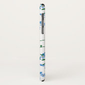 Coques Case-Mate iPhone Le blanc bleu m'oublient motif non floral (Dos/Gauche)