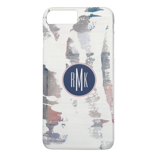 Coques Case-Mate iPhone Le blanc du monogramme | cultivent (Dos)