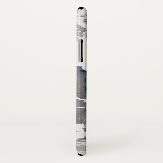 Coques Case-Mate iPhone Le blanc du monogramme | cultivent (Dos/Droite)