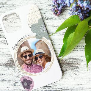 Case-Mate iPhone Case Le bonheur, c'est... Photo Fleurs d'art pop Abstr