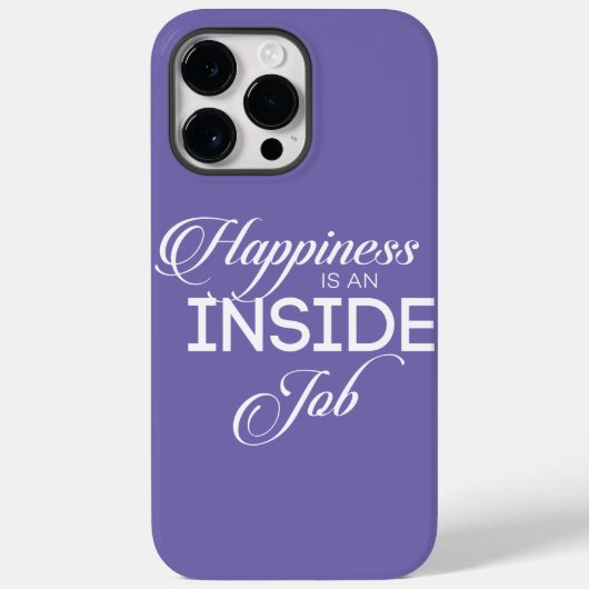 Coques Case-Mate iPhone Le Bonheur Est Un Travail Intérieur (Verso)