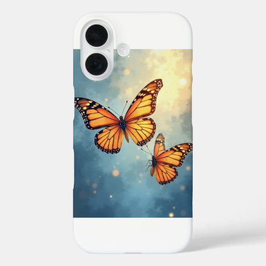 Coques Case-Mate iPhone Le brillant papillon iPhone 16 Coques (Verso)