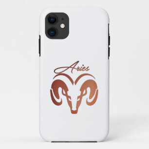 Case-Mate iPhone Case Le bronze porte le bélier Zodiac
