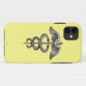 Coques Case-Mate iPhone Le caducée (Dos (Horizontal))