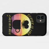 COQUES Case-Mate iPhone "LE CAFÉ EST COMME UN HUG DANS UN BOUG" (Dos (Horizontal))