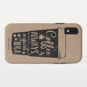 Coques Case-Mate iPhone Le Café Est Toujours Une Idée Idéale Téléphone Cas (Dos (Horizontal))