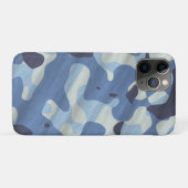 Coques Case-Mate iPhone Le Camouflage de l'armée de Motif Blue Camo (Dos (Horizontal))