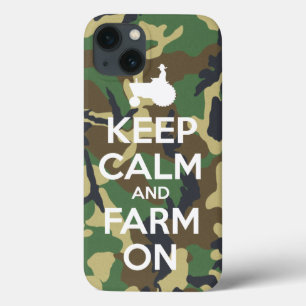 Coques Pour iPhone Le camouflage gardent le calme et cultivent dessus