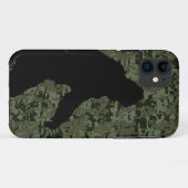 Coques Case-Mate iPhone Le Camouflage numérique d'Olive s'effondre (Dos (Horizontal))