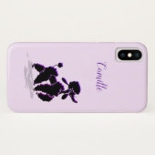 Coques Case-Mate iPhone Le caniche de Paris (Dos (Horizontal))