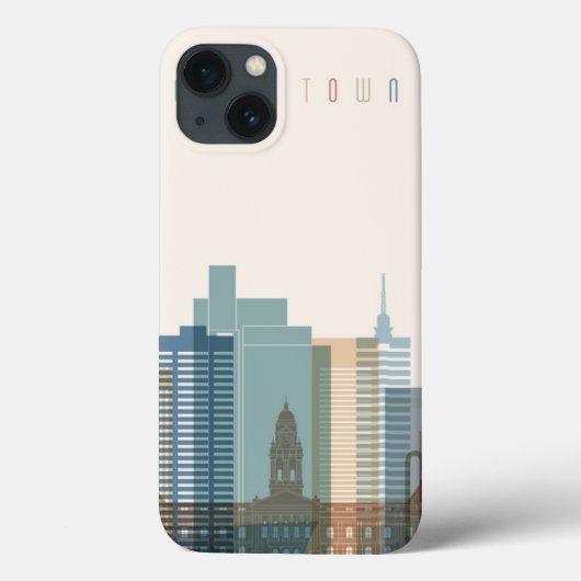 Coques Case-Mate iPhone Le Cap, Afrique | Ville Skyline (Verso)