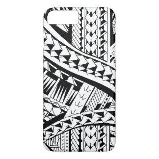 Coque iPhone 8 Plus/7 Plus Le cas de style de tatouage avec le Samoan a