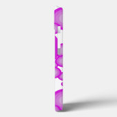 Coques Case-Mate iPhone Le cercle de style Violet des années 70 (Verso / Gauche)