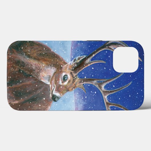 Coques Case-Mate iPhone Le cerf rouge (Cervus elaphus) (Verso (horizontal))