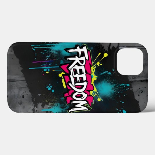 Coques Case-Mate iPhone Le chaos des graffitis de rue (Verso (horizontal))