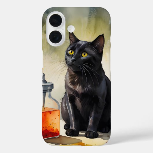 Coques Case-Mate iPhone Le chat de l'alchimiste (Verso)