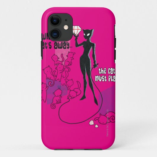 Coques Case-Mate iPhone Le chat doit jouer (Dos)