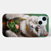 Coques Case-Mate iPhone Le chat est le jardinier (Verso (horizontal))