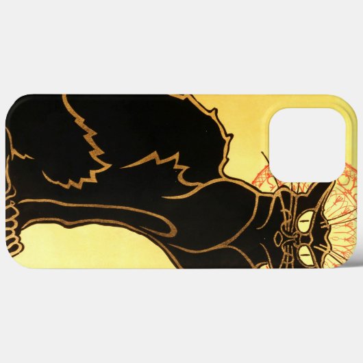 Coques Case-Mate iPhone Le chat noir,Original billboard (Verso (horizontal))