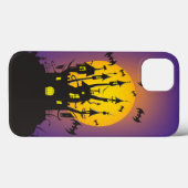 Coques Case-Mate iPhone Le château de fête d'Halloween (Verso (horizontal))