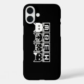 COQUES Case-Mate iPhone LE CHATS M30W 8 BITS (Verso)