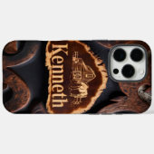 Coques Case-Mate iPhone Le cheval de ferme Kenneth (Verso (horizontal))
