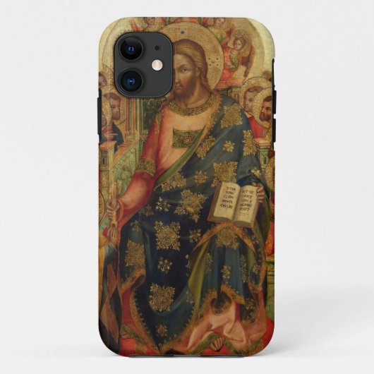 Coques Case-Mate iPhone Le Christ a couronné avec des saints et des anges (Dos)