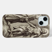 Coques Case-Mate iPhone Le Christ Retreen se dresse sur une colline (Verso (horizontal))