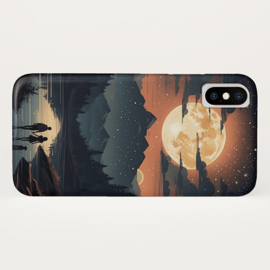 Coques Case-Mate iPhone Le ciel nocturne (Dos (Horizontal))