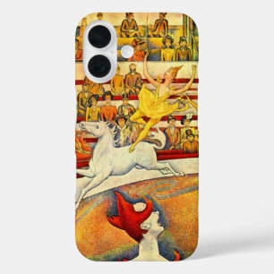 Coques iPhone 16 Le Cirque par Georges Seurat, Beaux-Arts Anciens