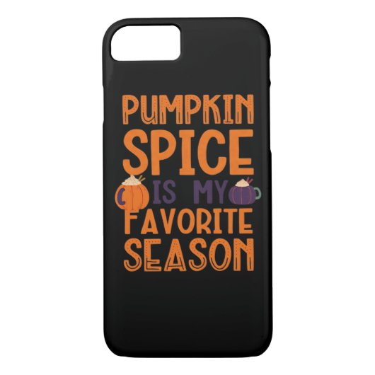 Coques Case-Mate iPhone Le citrouille Spice Est Ma Saison Préférée Essenti (Dos)