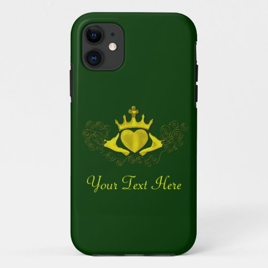 Coques Case-Mate iPhone Le Claddagh (Or) (Dos)