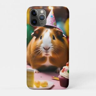 Case-Mate iPhone Case Le Cochon De Guinée Fête Avec Du Gâteau Et Du Boul