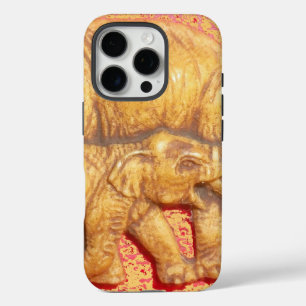 Coques iPhone 16 Pro Le cœur du troupeau   Portrait de famille d'élépha
