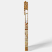 Coques Case-Mate iPhone Le coeur et les artères bronchiques Gem Monogramme (Verso / Gauche)