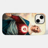 Coques Case-Mate iPhone Le Cœur immaculé de Marie (Verso (horizontal))