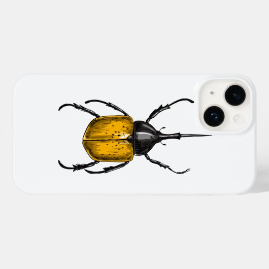 Coques Case-Mate iPhone Le coléoptère d'Hercules (Verso (horizontal))