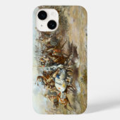Coques Case-Mate iPhone Le combat de Custer Bataille Charles Marion Russel (Verso)