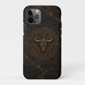 Coques Case-Mate iPhone Le contrôle, c'est voir l'ouverture | Taureau Dark (Dos)