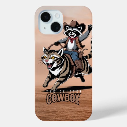 Coques Case-Mate iPhone Le cowboy de la créature (Verso)