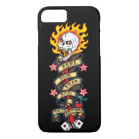 Le crâne flammé craint