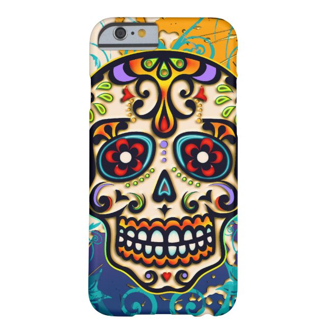 Coques Case-Mate iPhone Le crâne mexicain de sucre, le Jour des morts (Dos)