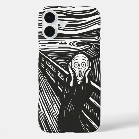 Coques Case-Mate iPhone Le Cri d'Edvard Munch (Verso)