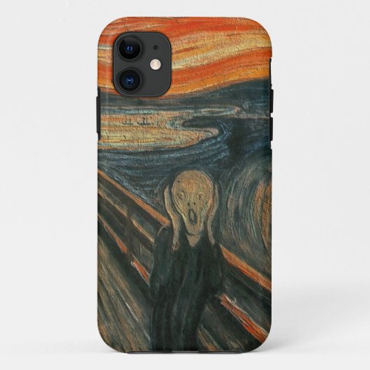Coques Case-Mate iPhone Le cri (Texturé) d'Edvard Munch (Dos)